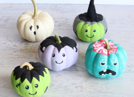 Halloween Crafternoon - Paint your own pumpkin!